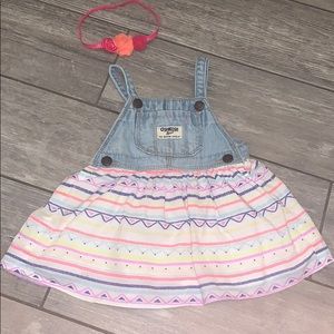OshKosh B’Gosh Baby 6 Months Overall Dress 👗